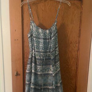 LOFT Beach Floral Printed Ruffle Dress - NWOT